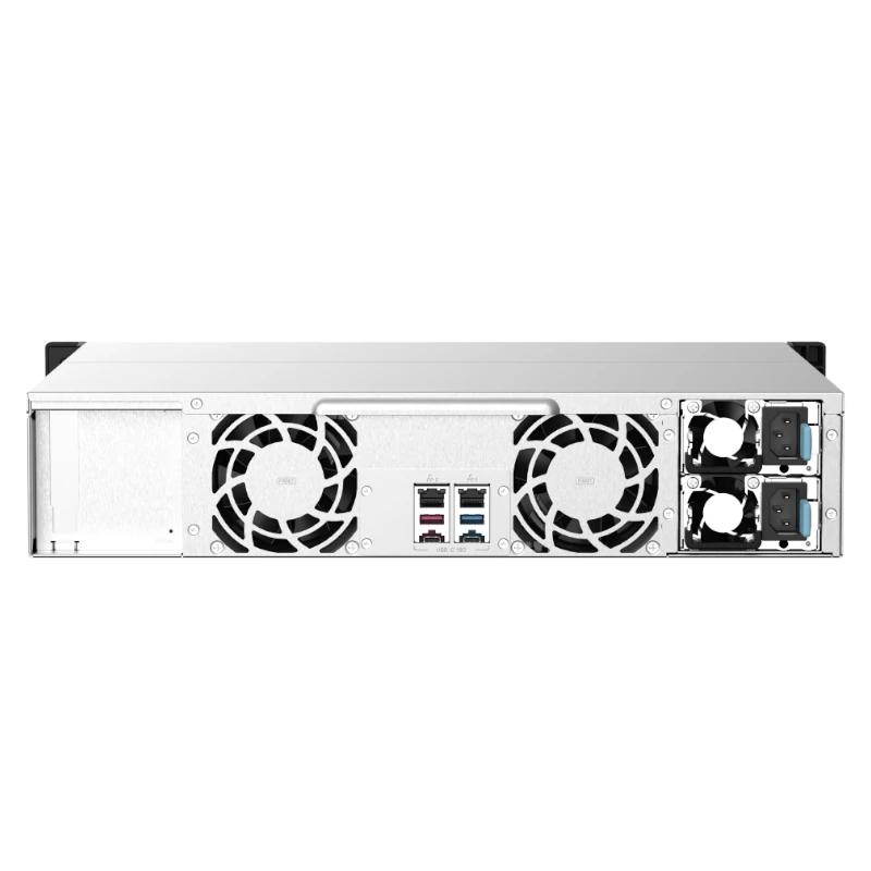 QNAP TS-1273AU-RP-8G servidor NAS e de armazenamento Rack (2U) Ryzen Embedded V1500B 8 GB DDR4 0 TB QNAP QTS Alumínio, Preto - Imagem de Detalhe 12