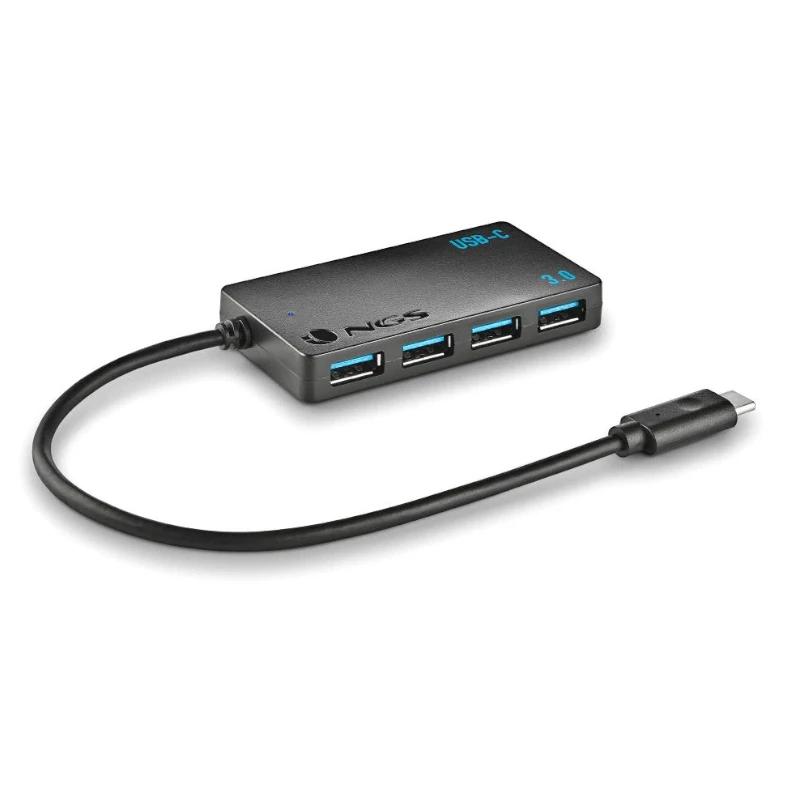 NGS WONDER IHUB4 USB 3.2 Gen 1 (3.1 Gen 1) Type-A 480 Mbit/s Preto - Imagem de Detalhe 10