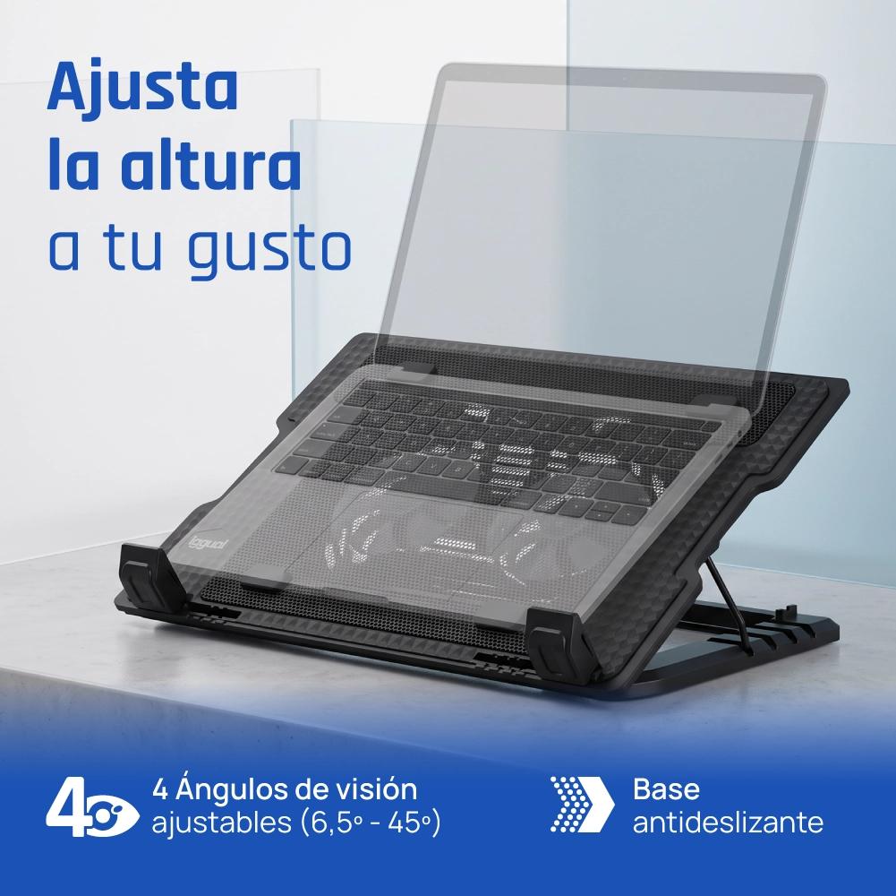 iggual RP2V17A Suporte para computador portátil Preto 43,2 cm (17") - Imagem de Detalhe 15