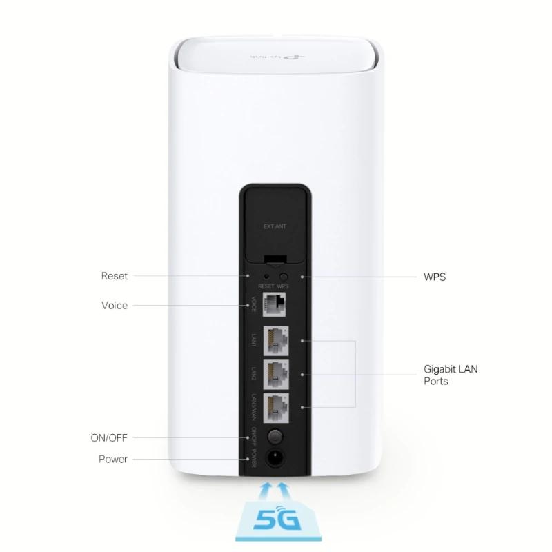TP-Link NX510v router sem fios Gigabit Ethernet Dual-band (2,4 GHz / 5 GHz) 5G Branco - Imagem de Detalhe 5
