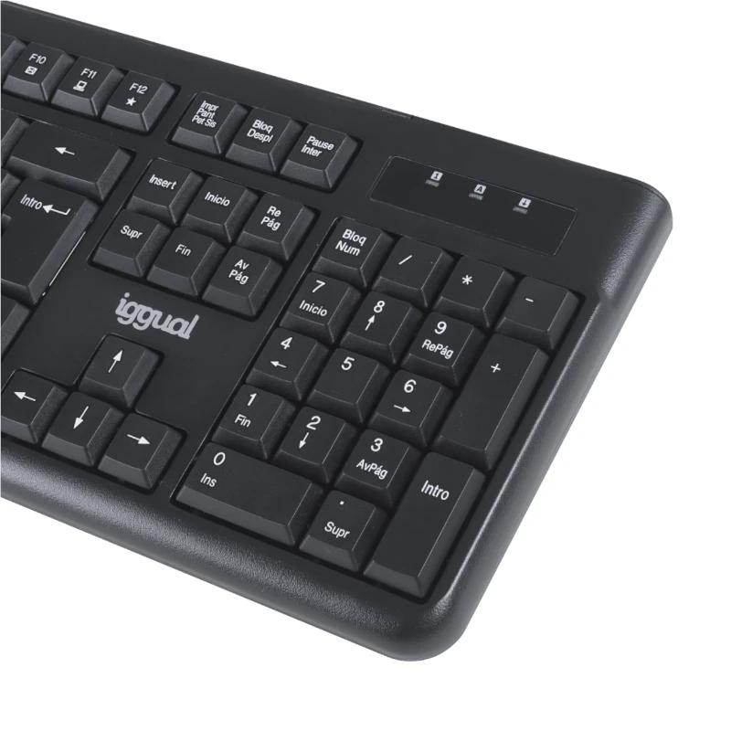 iggual CMK-business 2 teclado Rato incluído Casa/Escritório USB QWERTY Inglês Preto - Imagem de Detalhe 14