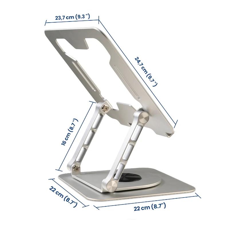 Ewent EW1267 Suporte para Computadores Portáteis Suporte para computador portátil Prateado 43,9 cm (17.3") - Imagem de Detalhe 7