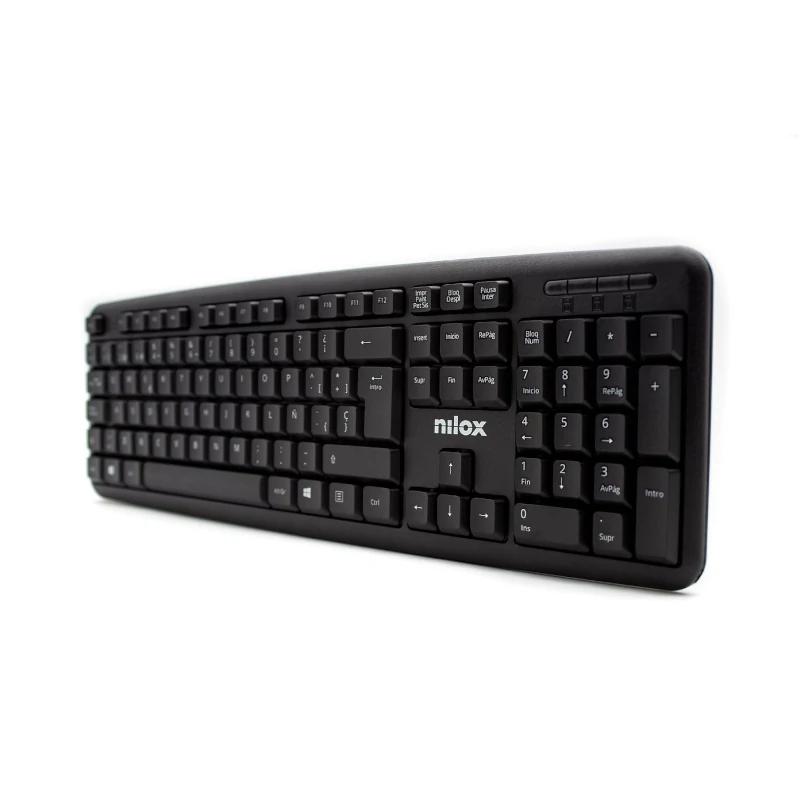 Nilox NXKBE000002 teclado Universal USB QWERTY Espanhol Preto - Imagem de Detalhe 2