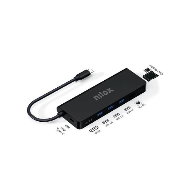 Nilox DOCK USB-C 8 IN 1 HDMI 4K 0 Mbit/s - Imagem de Detalhe 2