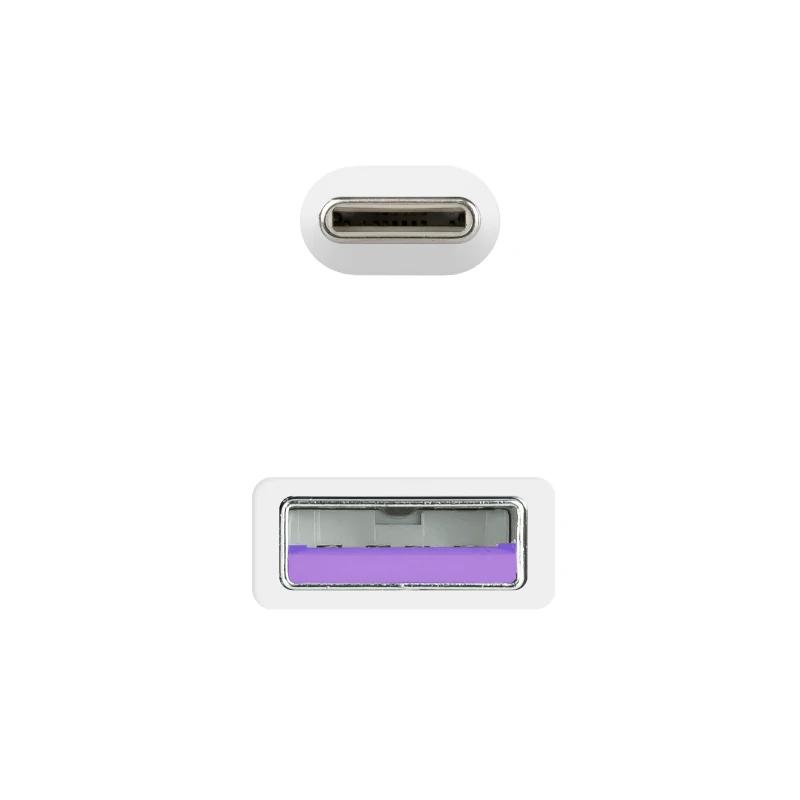 Nanocable 10.01.2102-W cabo USB USB 2.0 2 m USB C USB A Branco - Imagem de Detalhe 20
