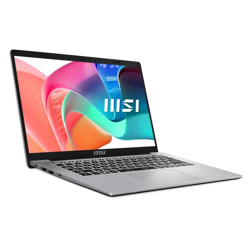 MSI Modern 14 F13MG-203XES Intel® Core™ i7 i7-1355U Computador portátil 35,6 cm (14") Full HD 16 GB DDR4-SDRAM 1 TB SSD Wi-Fi 6E (802.11ax) FreeDOS Prateado - Imagem de Detalhe 11
