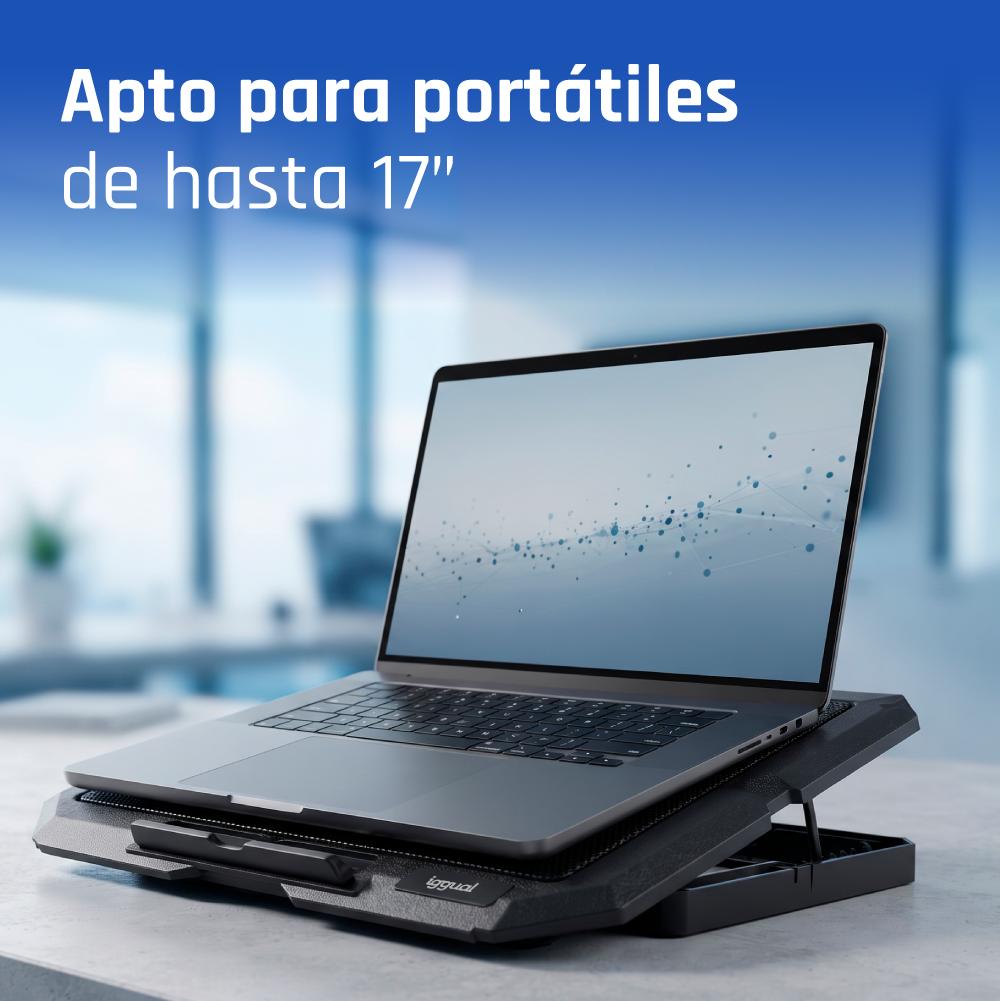 iggual RP4V17 Suporte para computador portátil Preto 43,2 cm (17") - Imagem de Detalhe 7