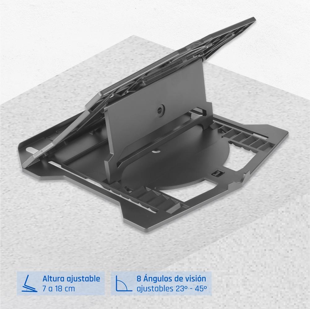 iggual RPSV17A Suporte para computador portátil Preto 43,2 cm (17") - Imagem de Detalhe 5