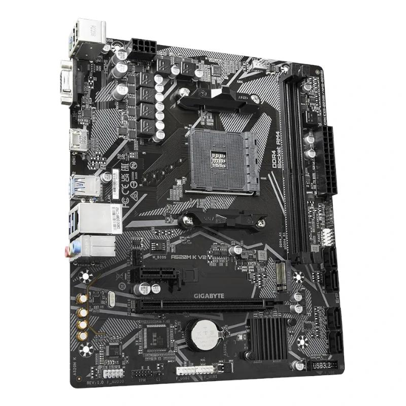 GIGABYTE A520M K V2 motherboard AMD A520 Socket AM4 micro ATX - Imagem de Detalhe 8