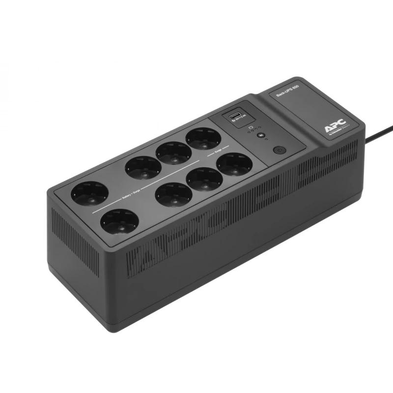 APC Back- 650VA 230V 1 USB charging port - (Offline-) USV UPS Em espera (Offline) 0,65 kVA 400 W 8 tomada(s) CA - Imagem de Detalhe 10
