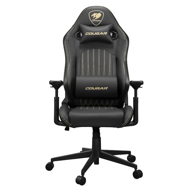 COUGAR CGR-EXP-ROB Cadeira de jogos para PC Assento estofado e alcochoado Preto, Dourado - Imagem de Detalhe 6