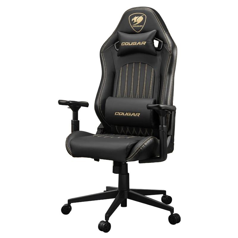 COUGAR CGR-EXP-ROB Cadeira de jogos para PC Assento estofado e alcochoado Preto, Dourado - Imagem de Detalhe 20