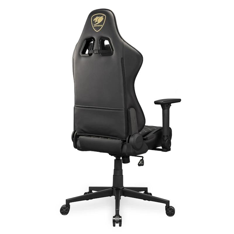 COUGAR CGR-AO2-GLB Cadeira de jogos universal Assento acolchoado Preto, Dourado - Imagem de Detalhe 9
