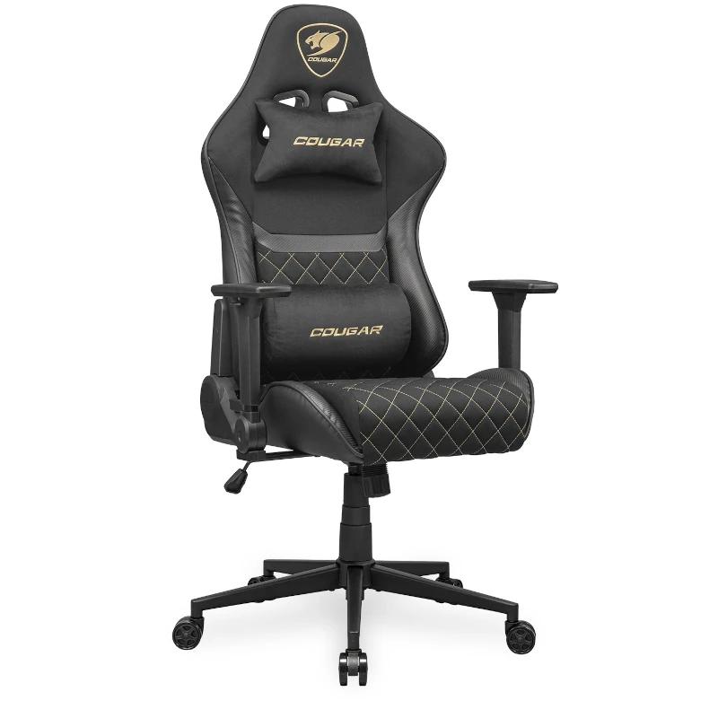 COUGAR CGR-A2F-GLB Cadeira de jogos universal Assento estofado e alcochoado Preto, Dourado - Imagem de Detalhe 13