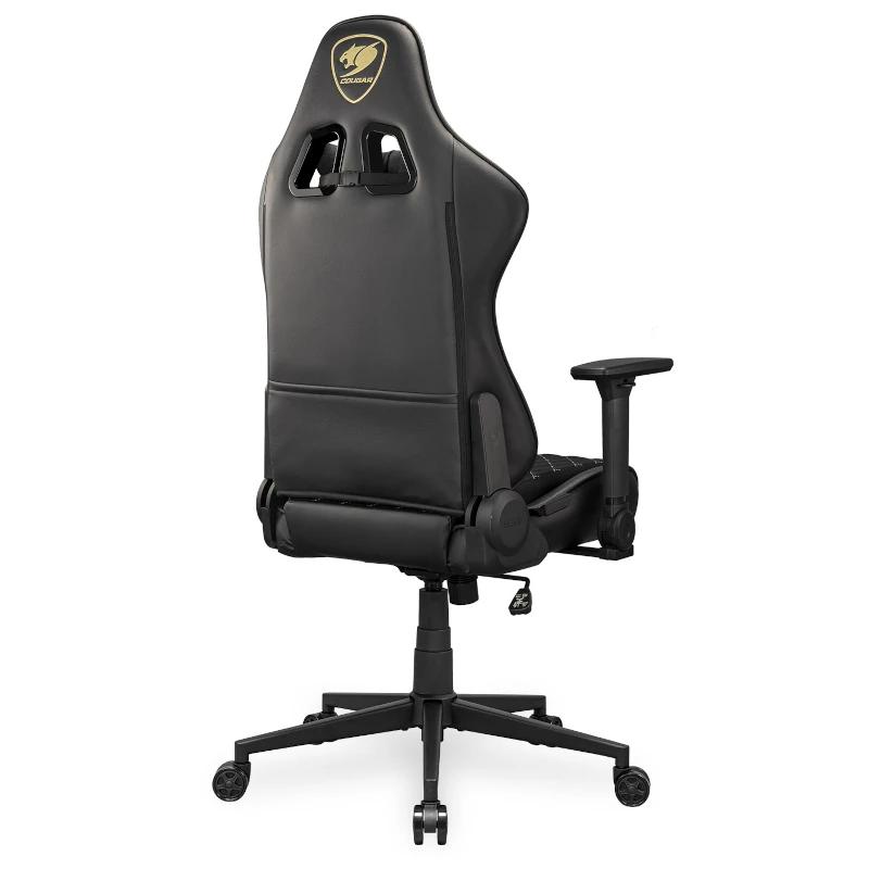 COUGAR CGR-A2F-GLB Cadeira de jogos universal Assento estofado e alcochoado Preto, Dourado - Imagem de Detalhe 15