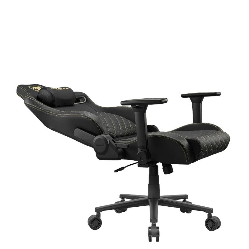 COUGAR CGR-DFL-GLB Cadeira de jogos para PC Assento estofado e alcochoado Preto, Dourado - Imagem de Detalhe 9