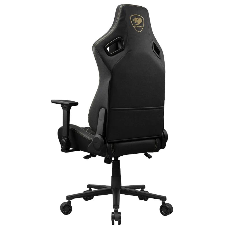 COUGAR CGR-DFF-GLB Cadeira de jogos para PC Assento estofado e alcochoado Preto, Dourado - Imagem de Detalhe 9