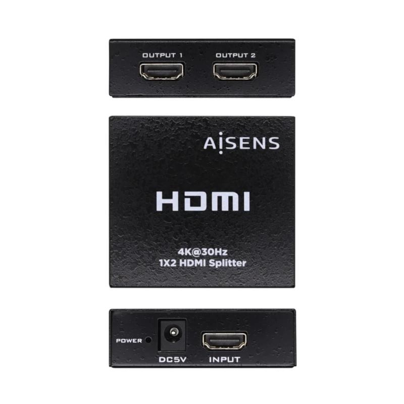 AISENS A123-0506 multiplicador de vídeo HDMI 2x HDMI - Imagem de Detalhe 13