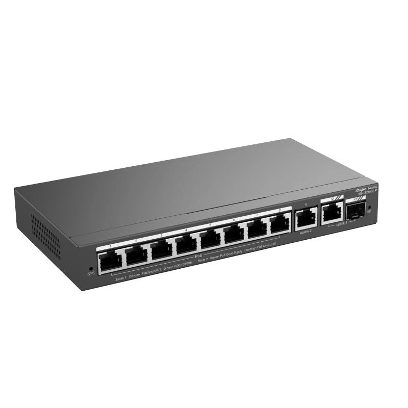 Reyee Switch 8xGbE 2xUplink 1xSFP Combo PoE 120W - Imagem de Detalhe 10