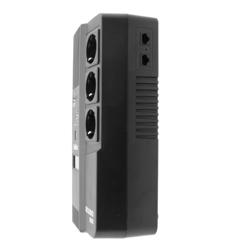 CoolBox Scudo 3 LCD 800VA UPS Linha interativa 0,8 kVA 480 W 6 tomada(s) CA - Imagem de Detalhe 7