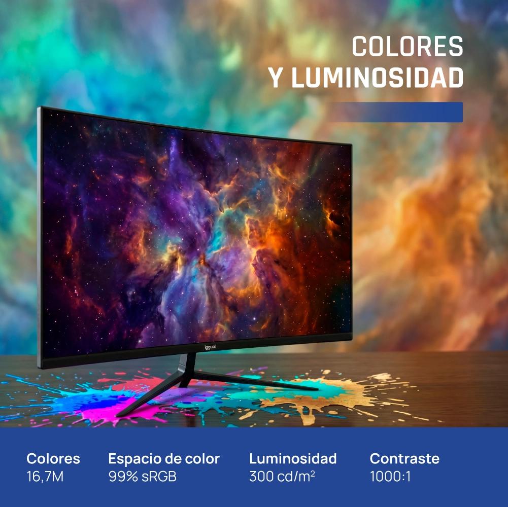 iggual ML21S monitor de ecrã 54,6 cm (21.5") 1920 x 1080 pixels Full HD LED Preto - Imagem de Detalhe 8