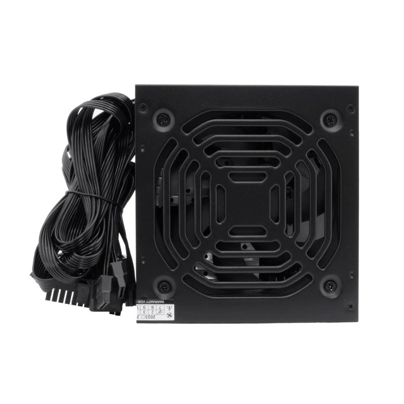 CoolBox BASIC 500GR fonte de alimentação 500 W 20+4 pin ATX ATX Preto - Imagem de Detalhe 5