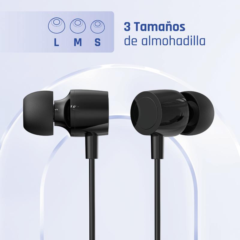 iggual IGG320211 auscultador Auscultadores Com fios Intra-auditivo Chamadas/Música USB Type-C Preto - Imagem de Detalhe 8