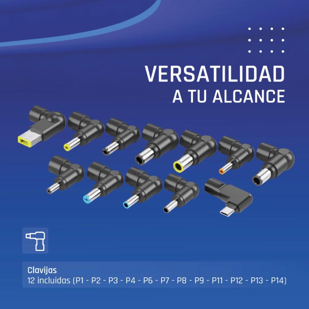 iggual CUA-C-12T-90W adaptador e transformador Interior Preto - Imagem de Detalhe 13