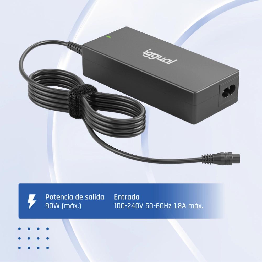 iggual CUA-C-12T-90W adaptador e transformador Interior Preto - Imagem de Detalhe 17
