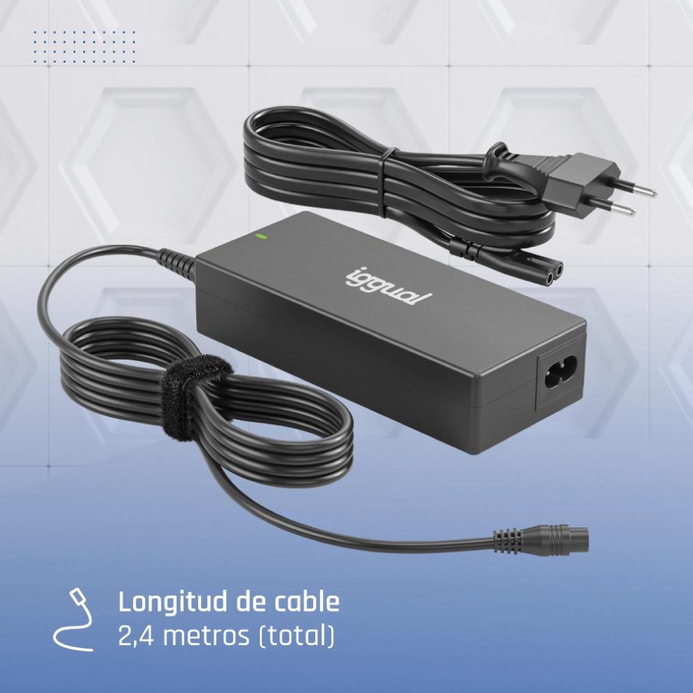 iggual CUA-C-12T-90W adaptador e transformador Interior Preto - Imagem de Detalhe 34