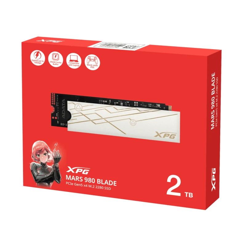 ADATA SMAR-980B-4TCS disco SSD 4 TB M.2 PCI Express 5.0 NVMe 3D NAND - Imagem de Detalhe 6