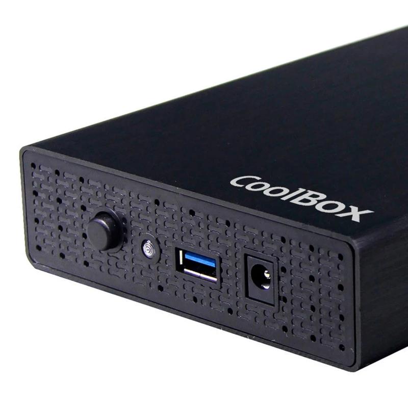 CoolBox SlimChase A-3533 Caixa de disco rígido Preto 3.5" - Imagem de Detalhe 6