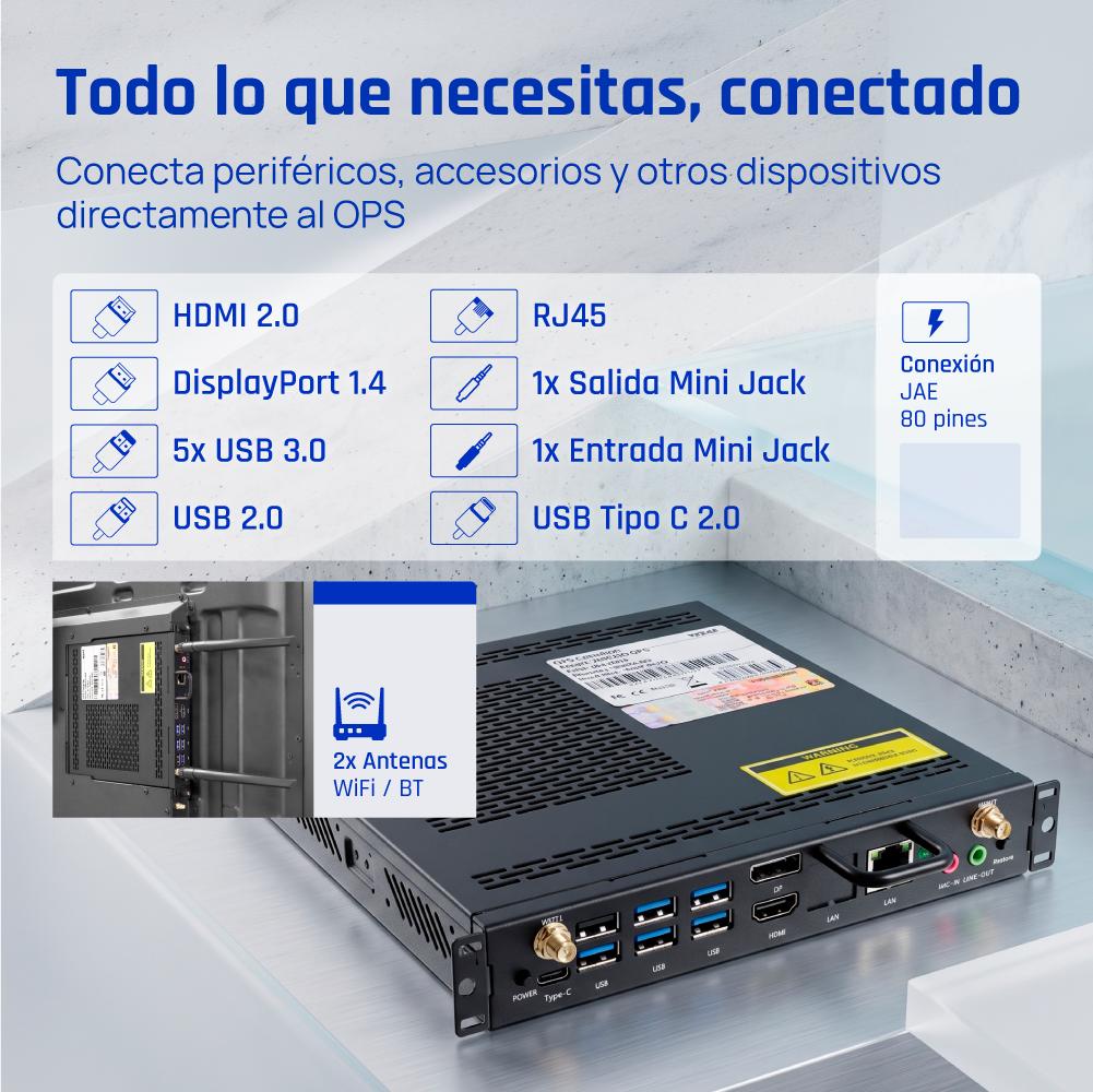 iggual OPS ORCHID i5 8+256G JAE 80pin Windows 11Pr - Imagem de Detalhe 4