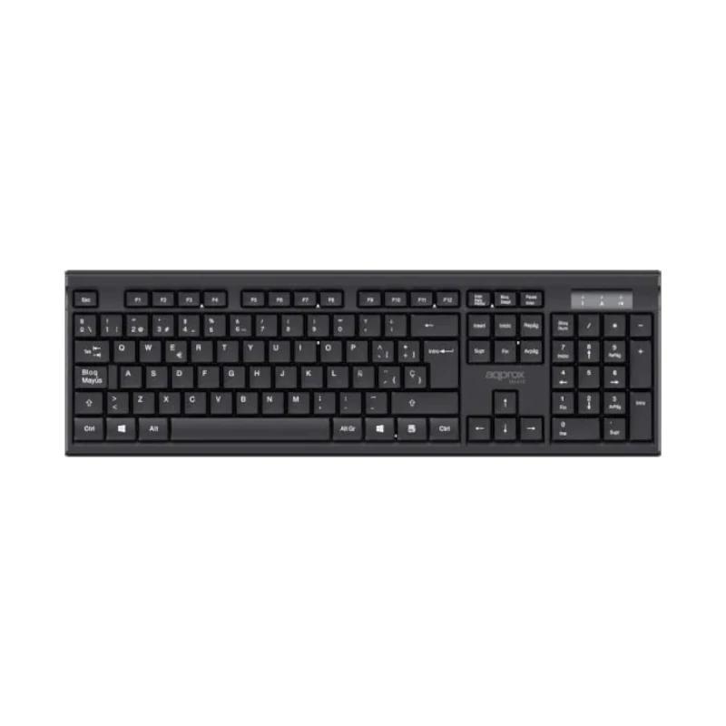 APPROX Teclado+Ratón Inalámbrico MX410 Negro - Imagem de Detalhe 6