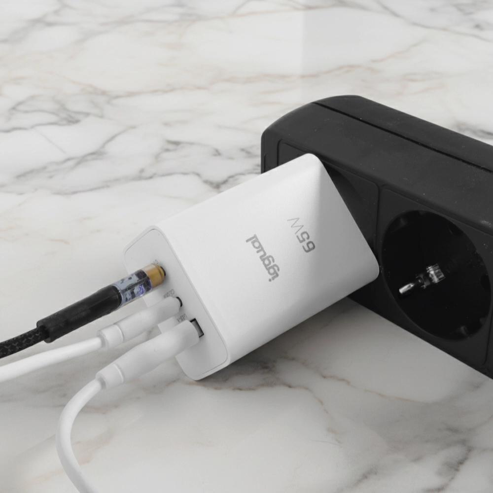 iggual Cargador triple USB-A + 2 x tipo C GaN 65W - Imagem de Detalhe 27