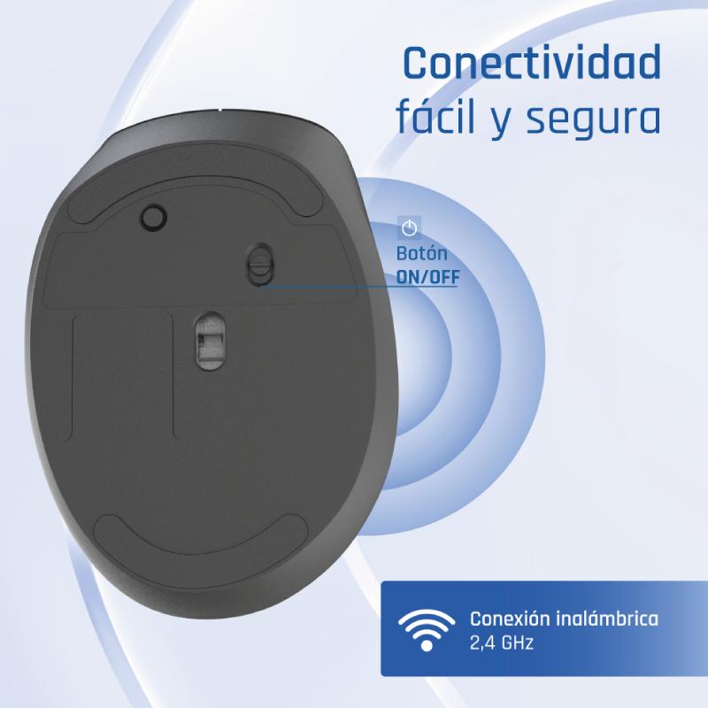 iggual Ratón inalámbrico ERGO-SILENT-6D 1600DPI - Imagem de Detalhe 15