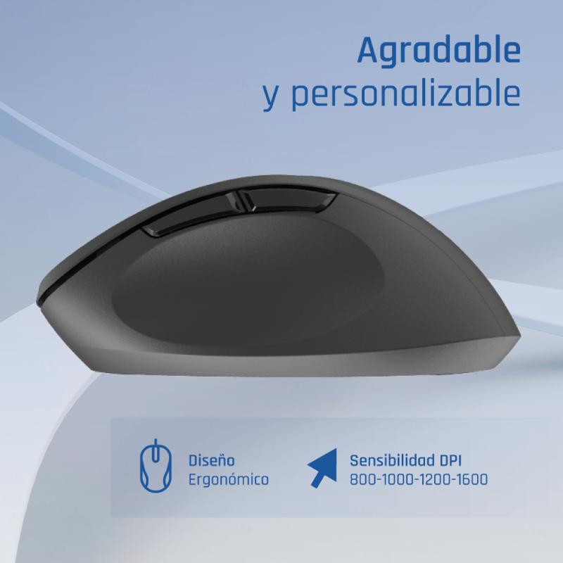 iggual Ratón inalámbrico ERGO-SILENT-6D 1600DPI - Imagem de Detalhe 23