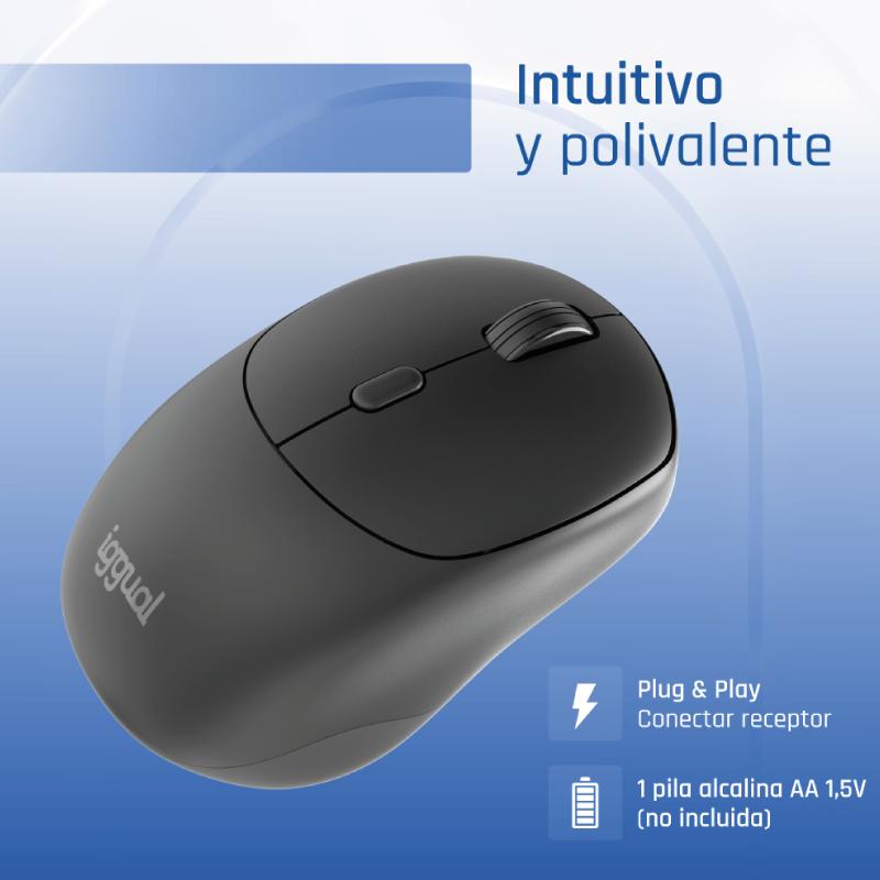 iggual Ratón inalámbrico NANO-OFFICE-6D 1600DPI - Imagem de Detalhe 19