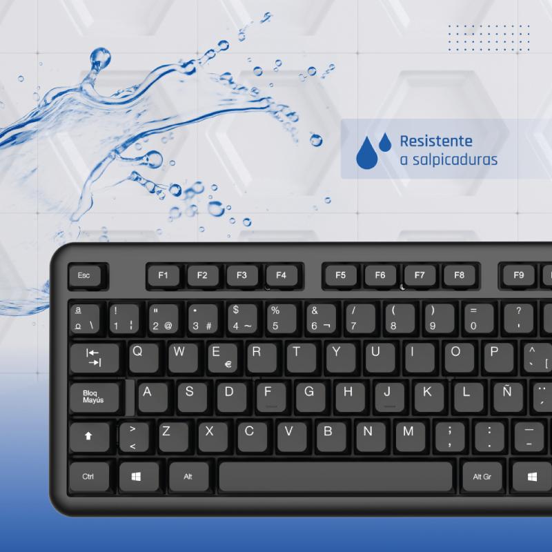 iggual Teclado USB estándar CK-OFFICE-105T negro - Imagem de Detalhe 25
