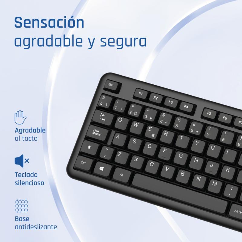 iggual Teclado USB estándar CK-OFFICE-105T negro - Imagem de Detalhe 34