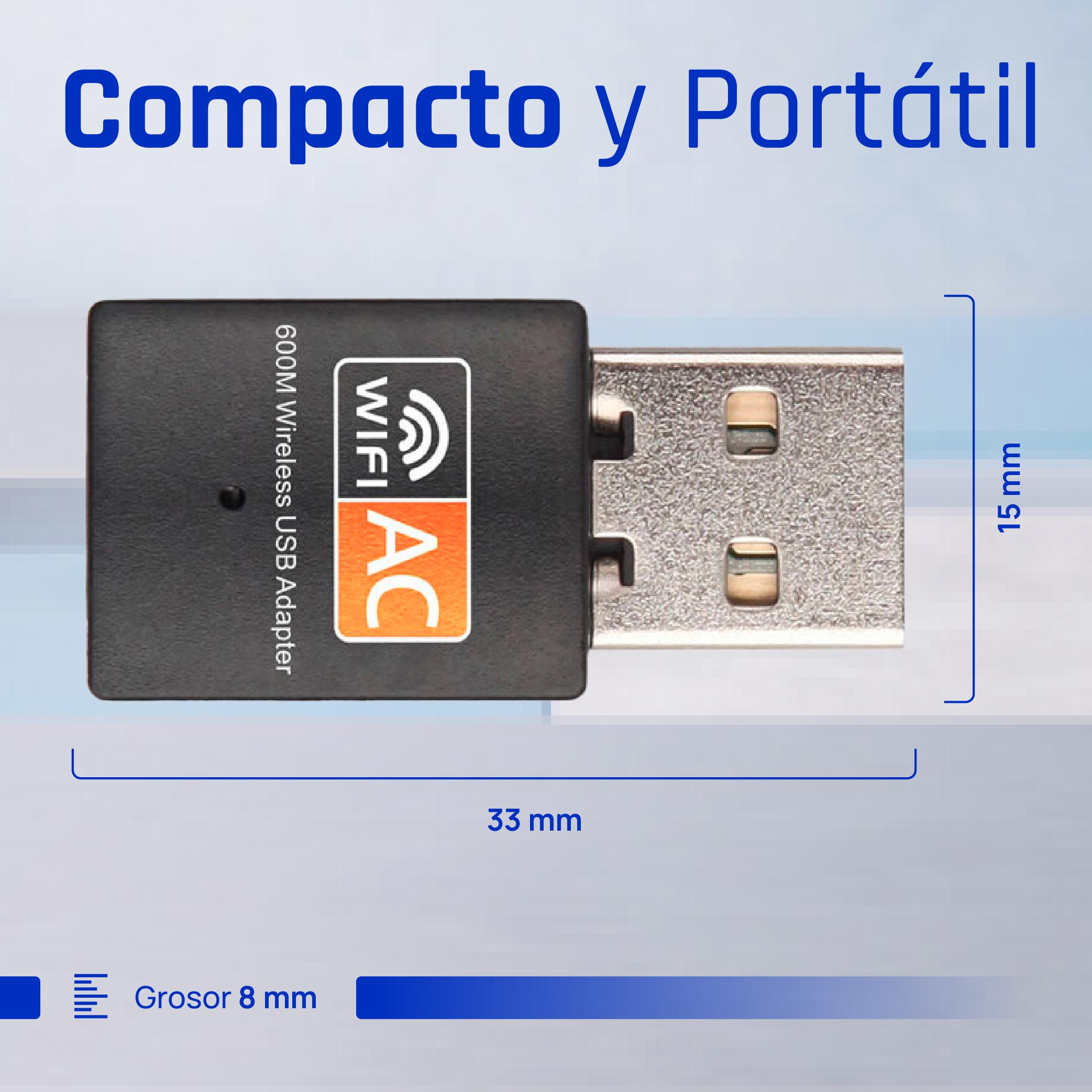 iggual Adaptador USB Wifi 600 Mbps dual 2.4G/5G - Imagem de Detalhe 6