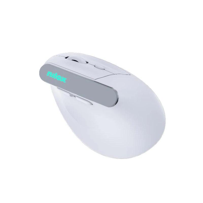 Nilox NXMOEVR01W rato Universal Mão direita RF Wireless + Bluetooth Ótico 1600 DPI - Imagem de Detalhe 3