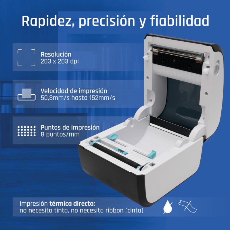 iggual Impresora etiquetas envíos 4X6 USB+Bluetoot - Imagem de Detalhe 22