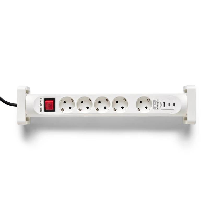 Salicru SPS SAFE 5S+ Branco 5 tomada(s) CA 230 V 1,4 m - Imagem de Detalhe 4