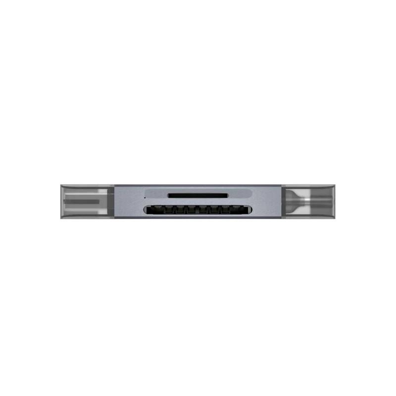 AISENS ASCR-2AC08-GR leitor de cartões USB 3.2 Gen 1 (3.1 Gen 1) Type-A/Type-C Cinzento - Imagem de Detalhe 6