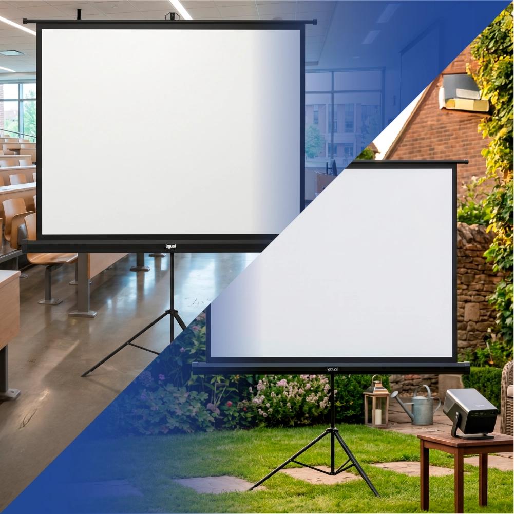 iggual Pantalla 72" 152x115 cm 4:3 trípode+bolsa - Imagem de Detalhe 14