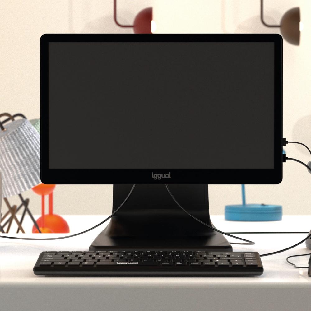 iggual TPV AIO 15,6" 16:9 i5 8350U 8+256GB W11Pro - Imagem de Detalhe 10