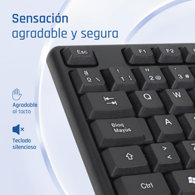 iggual Teclado USB estándar CK-STANDARD-105T negro - Imagem de Detalhe 5