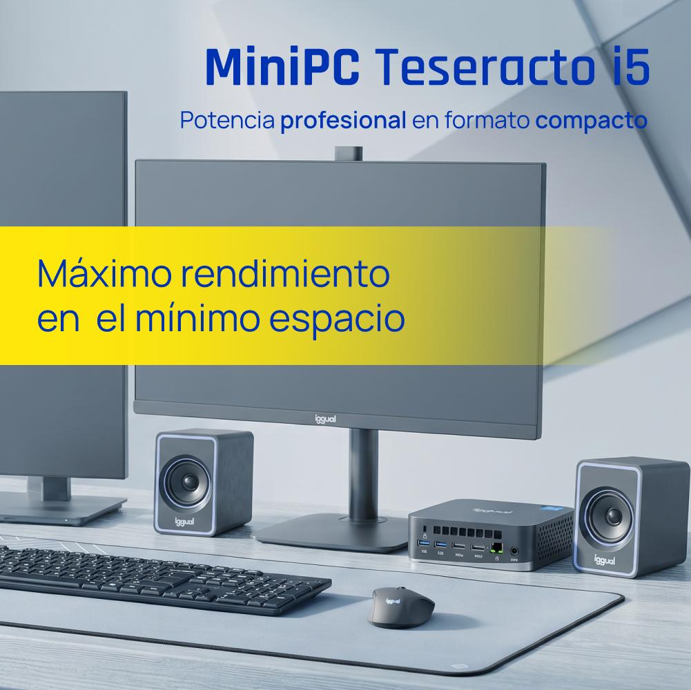 iggual Mini PC Teseracto i5 1235U 8+256 2HDMI W11P - Imagem de Detalhe 2