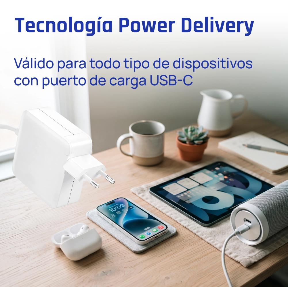 iggual Cargador portátil tipo C 140W MacBook - Imagem de Detalhe 2